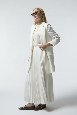 C-0002 TRAPHY CEKET 38-46 Ekru Ceket 0002