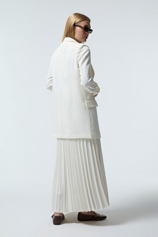 C-0002 TRAPHY CEKET 38-46 Ekru Ceket 0002