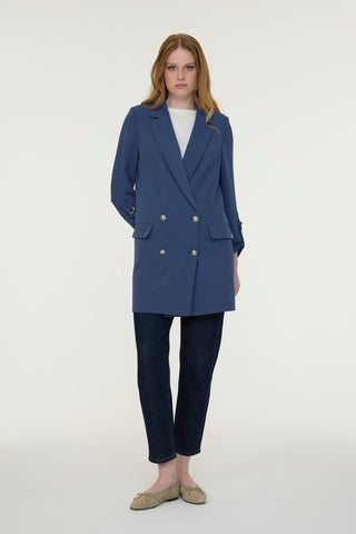 C-0002 TRAPHY CEKET 38-46 Indigo Ceket 0002