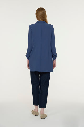 C-0002 TRAPHY CEKET 38-46 Indigo Ceket 0002