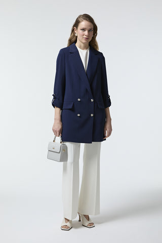 C-0002 TRAPHY CEKET 38-46 Lacivert Ceket 0002