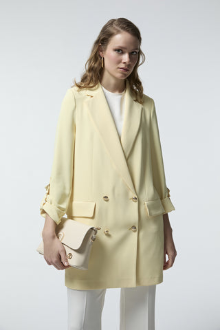 C-0002 TRAPHY CEKET 38-46 Sarı Ceket 0002