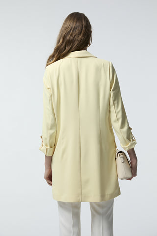 C-0002 TRAPHY CEKET 38-46 Sarı Ceket 0002