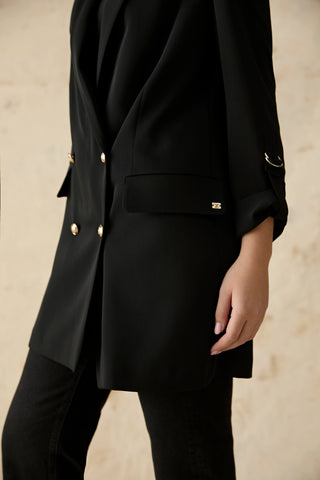 C-0002 TRAPHY CEKET 38-46 Siyah Ceket 0002