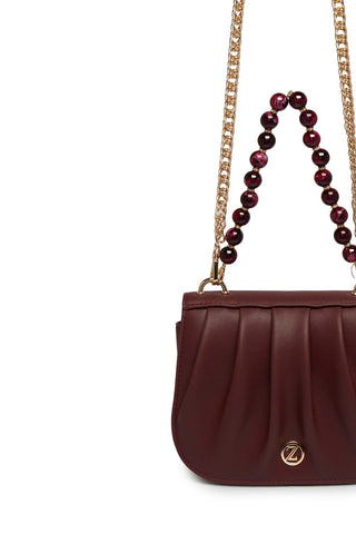 Zincir Askılı Boncuk Detaylı El Ve Omuz Sı