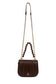 Zincir Askılı Boncuk Detaylı El Ve Omuz Sı Acı Kahve Çanta 0030
