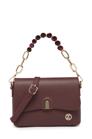 Z0038 ZÜHRE ÇANTA Bordo Çanta 0038