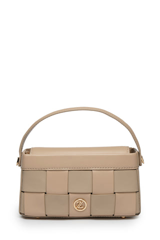 Örgü Desenli Kapitone K.bej Çanta 0050