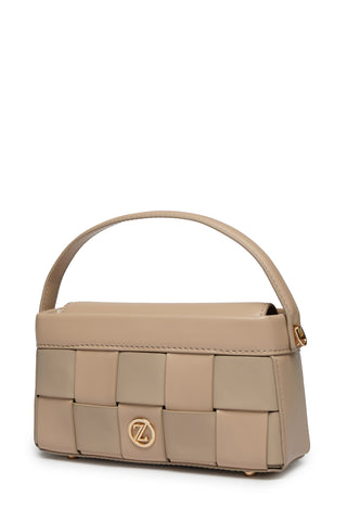 Örgü Desenli Kapitone K.bej Çanta 0050