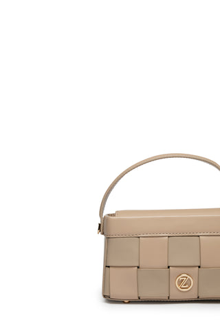 Örgü Desenli Kapitone K.bej Çanta 0050