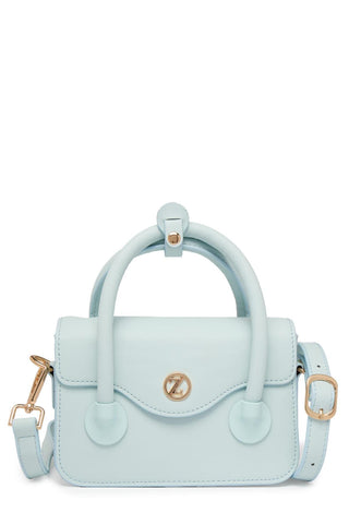 Mıknatıs Kapamalı Mini El Ve Omuz Sı Mavi Çanta 0052