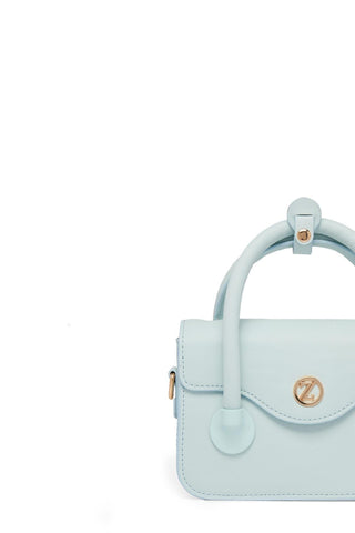 Mıknatıs Kapamalı Mini El Ve Omuz Sı Mavi Çanta 0052