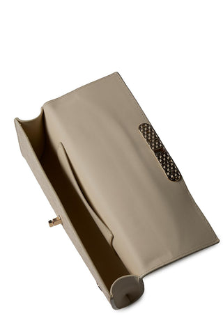 Patterned Handbag Beige 0054