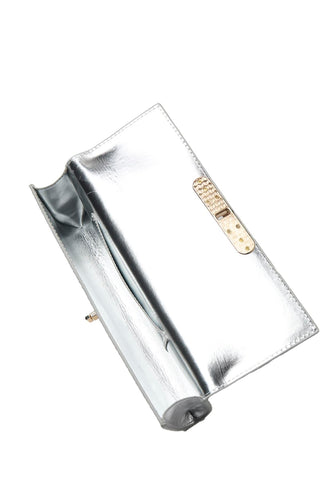 Patterned Handmade Silver Bag 0054