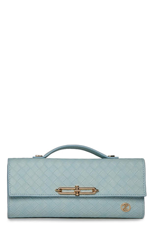 Patterned Handbag Blue Bag 0054