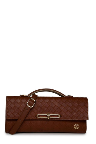 Patterned Handbag Tan 0054