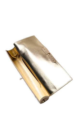 Patterned Handbag Gold Bag 0054