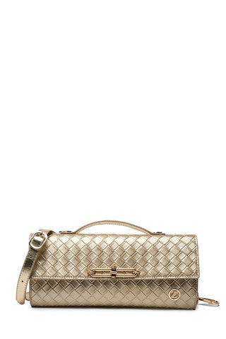 Patterned Handbag Gold Bag 0054