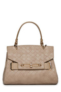 Knitted Pattern Detailed Mink Bag 0055