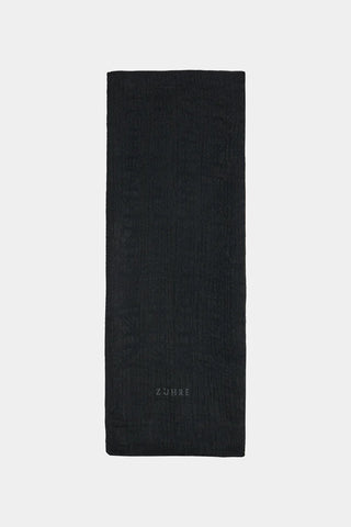 Piramit Desen Siyah Şal 0055
