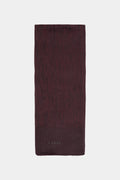 Dalga Desenli Bordo Şal 0056