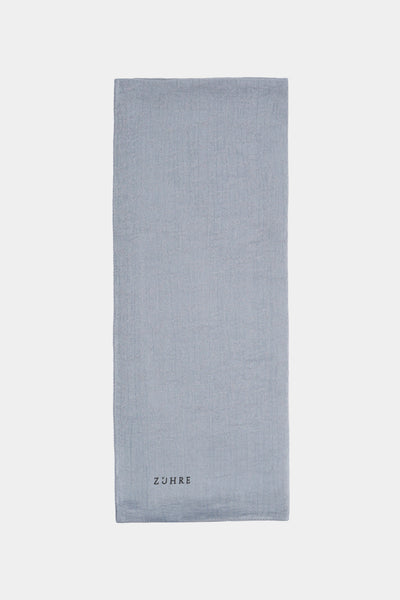Soft Çiçek Desenli Toz Gri Şal 0058