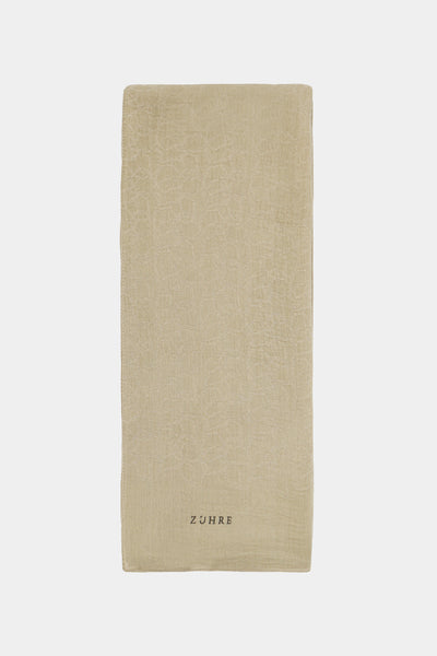 Soft Çiçek Desenli Toprak Şal 0058