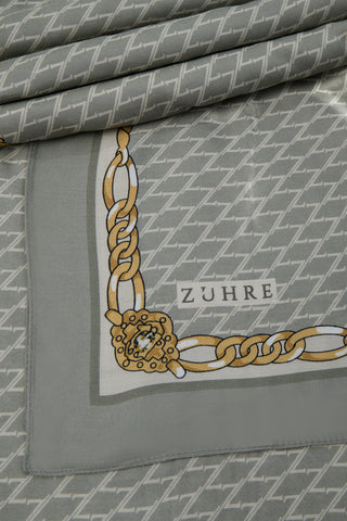 Zincir Bordürlü Geometrik Desenli