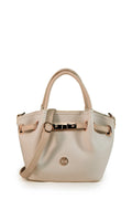 Tokalı Zincir Detaylı Vizon Çanta 0063