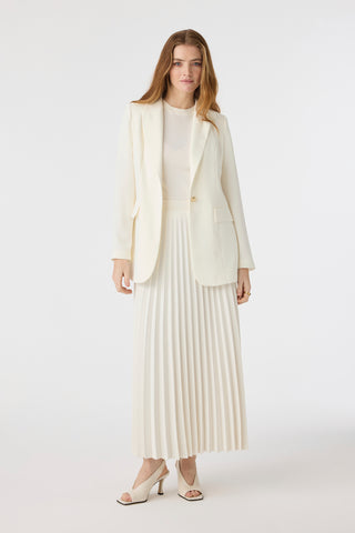 C-0070 TRAPHY CEKET 38-46 Ekru Ceket 0070