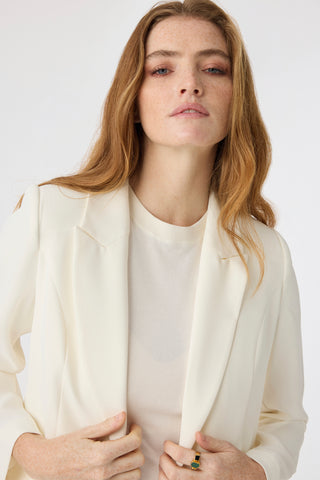 C-0070 TRAPHY CEKET 38-46 Ekru Ceket 0070