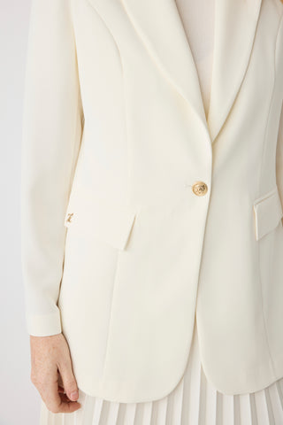 C-0070 TRAPHY CEKET 38-46 Ekru Ceket 0070