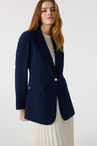 C-0070 TRAPHY CEKET 38-46 Lacivert Ceket 0070