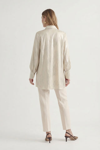 B-0095 MAREEN BLUZ 42-48 Vanilya Bluz 0095