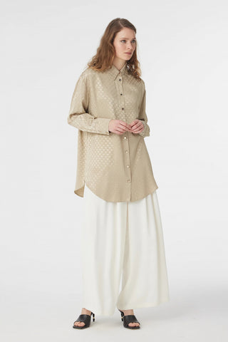 G-0120 MİRALİA GÖMLEK 38-44 Çağla Gömlek 0120