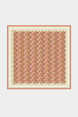 Geometrik Desenli Eşarp V19 Eşarp 0127