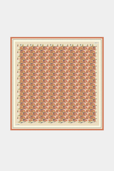 Geometrik Desenli Eşarp V19 Eşarp 0127