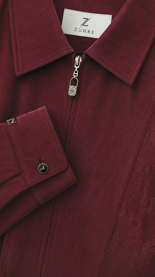 GÇ-0346 SİLVARA GİYÇIK 42-50 Bordo Giy Çık 0346