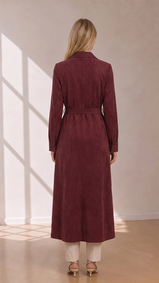 GÇ-0346 SİLVARA GİYÇIK 42-50 Bordo Giy Çık 0346