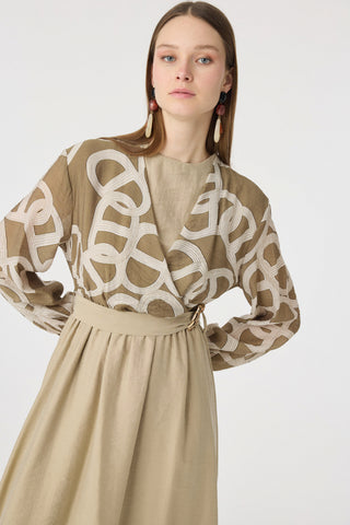 E-0573 ELYRA ELBİSE 38-44