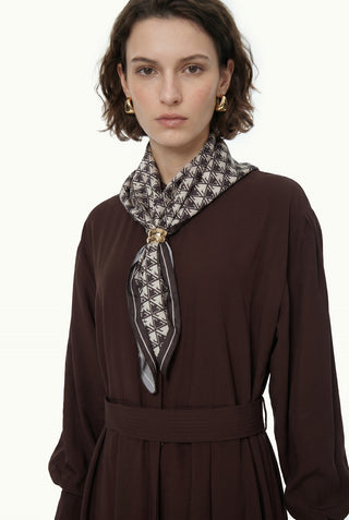 Kuşaklı Şal Detaylı Akışkan