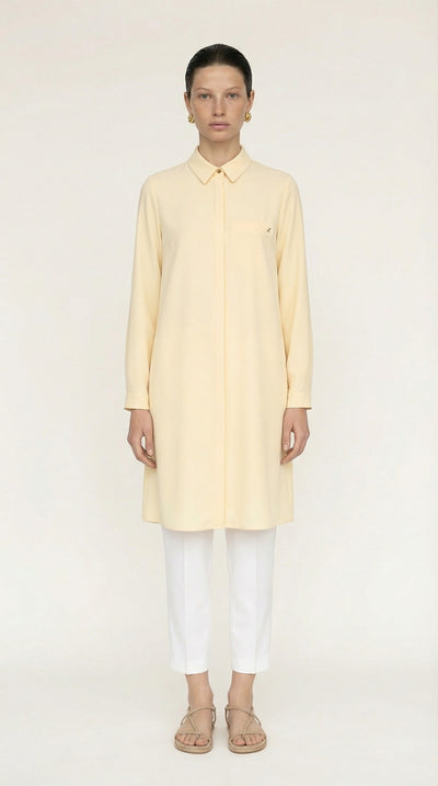 Gizli Düğme Detaylı Butter Tunik 0767