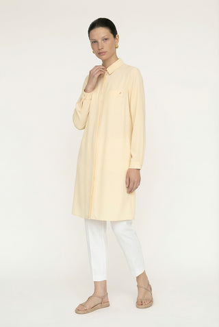 Gizli Düğme Detaylı Butter Tunik 0767