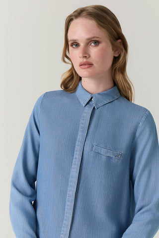 T-0767 NOA TUNİK 38-52 Mavi Tunik 0767