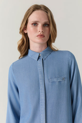 T-0767 NOA TUNİK 38-52 Mavi Tunik 0767