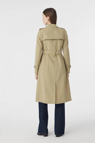 12528 LESNA TRENÇ 38- Yeşil Trençkot 12528