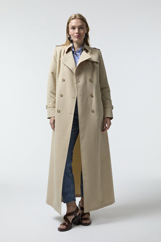 12528 LESNA TRENÇ 40- Bej Trençkot 12528