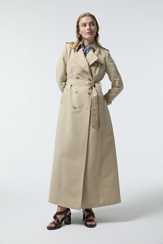 12528 LESNA TRENÇ 40- Bej Trençkot 12528