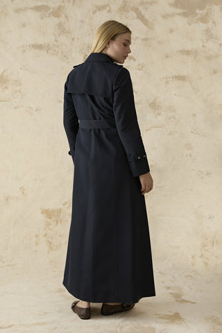 12528 LESNA TRENÇ 40- Lacivert Trençkot 12528