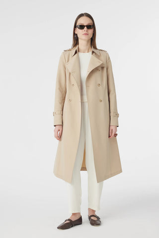 12528 LESNA TRENÇ 38-52 Bej Trençkot 12528